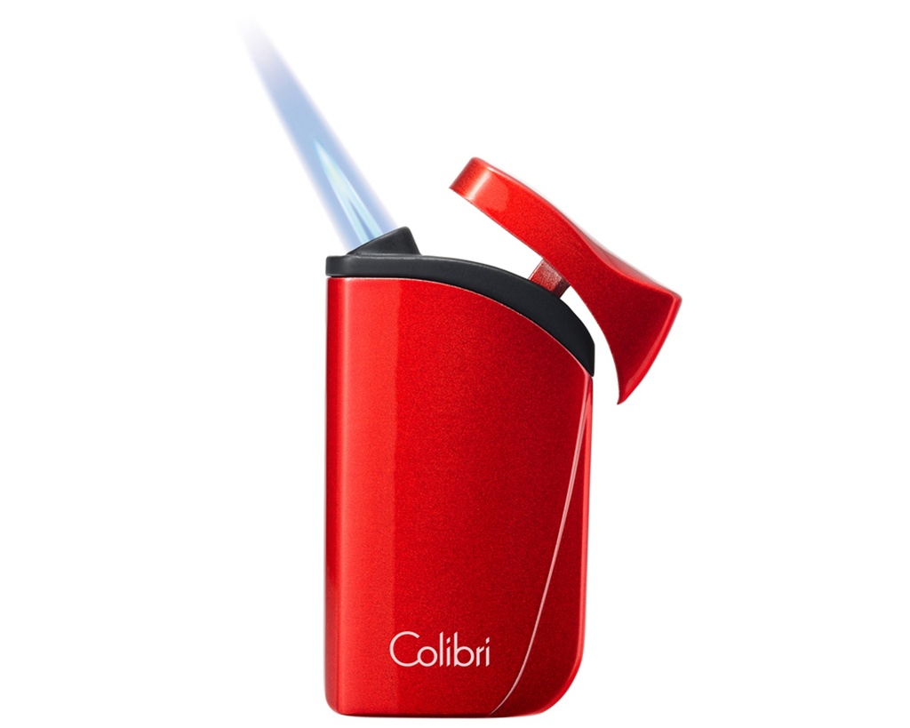 Lighter - Colibri Falcon Metallic Red