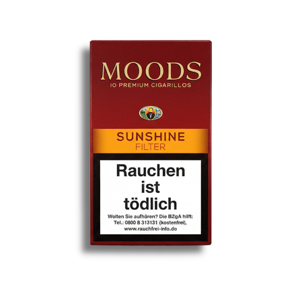 Danneman Moods Sunshine Filter - Pack Of 10 Cigarillos