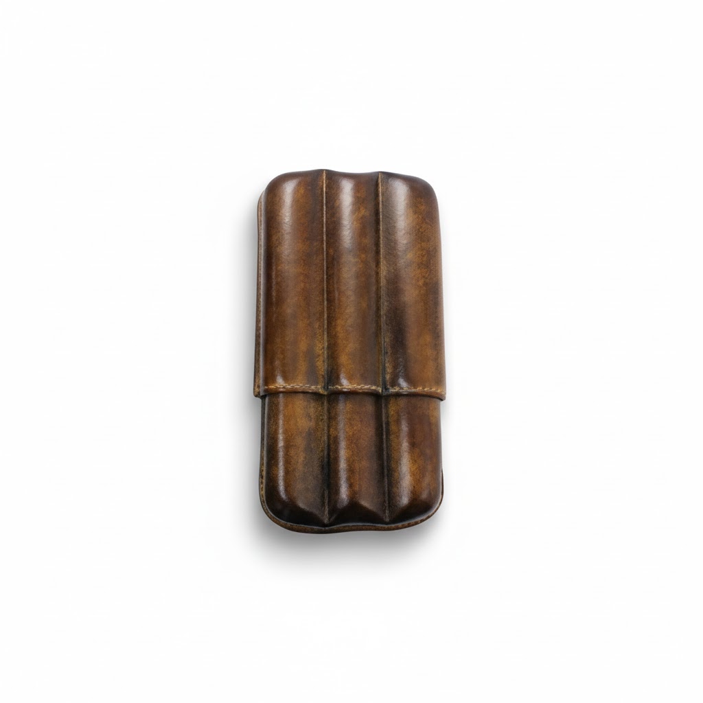 Cigar Case - Elie Bleu 23Mm Havana - 3 Cigars