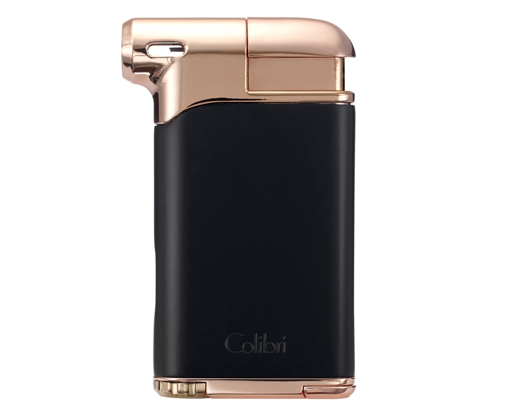 Pipe Lighter - Colibri Pacific Soft Flame Black/Rose Gold