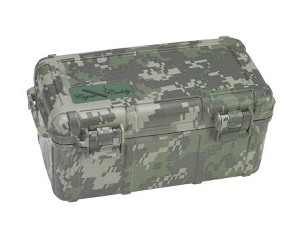 Humidor - Cigar Caddy Travel Forest Camo - 15 Cigars