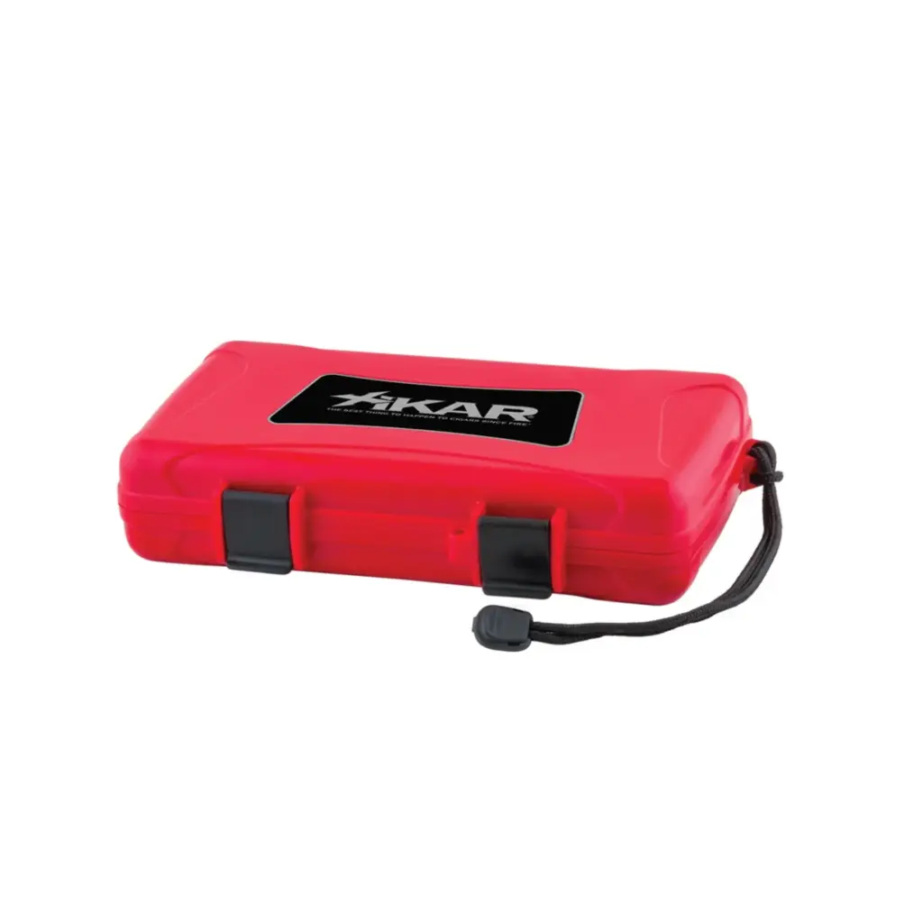 Humidor - Xikar Travel Waterproof Case Red - 5 Cigars
