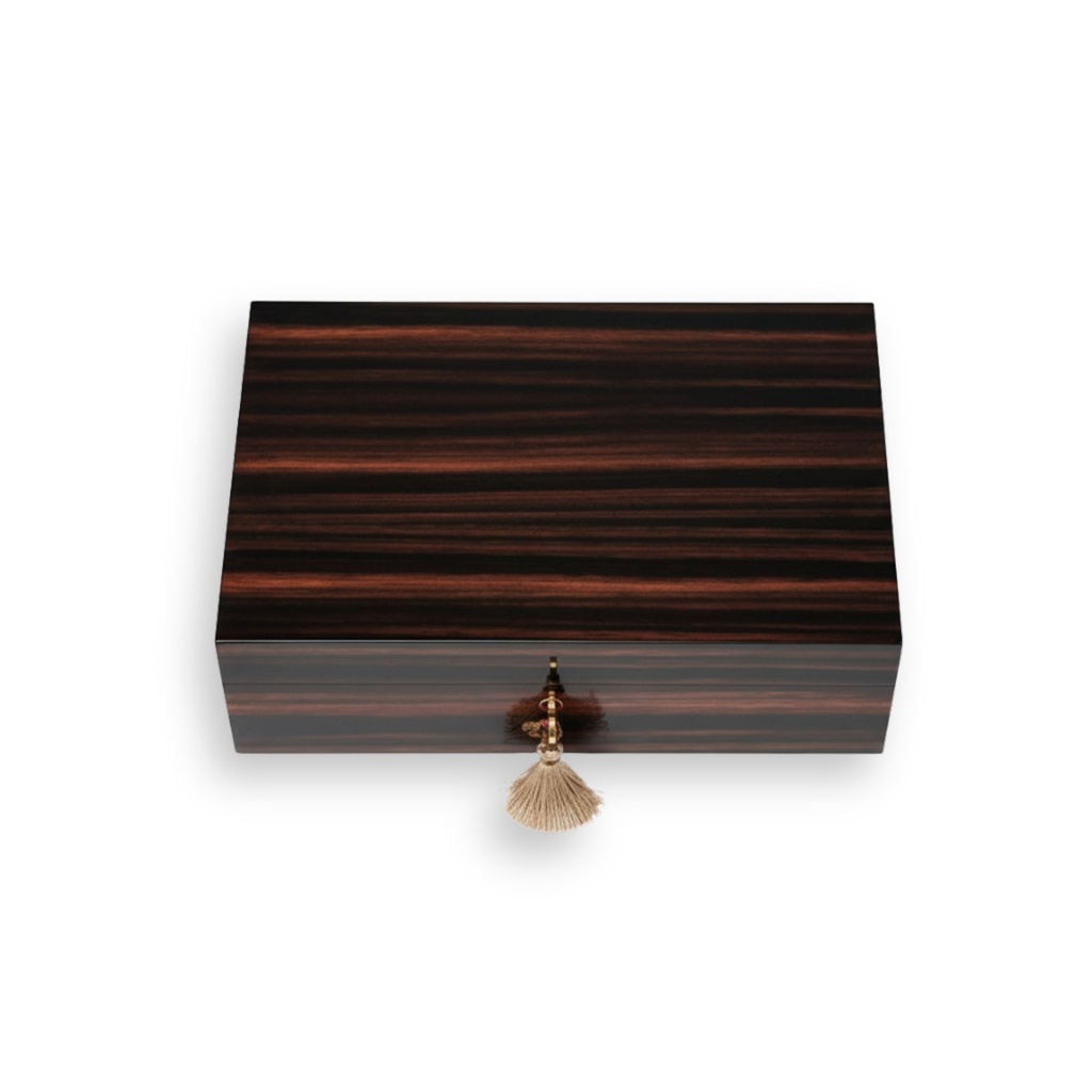 Humidor - Elie Bleu Macassar Ebony - 110 Cigars