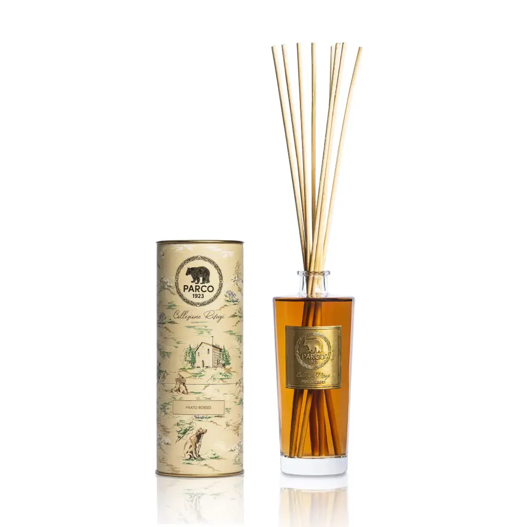Reed Diffuser - Collezione Rifugi Parco Prato Rosso - 500ML