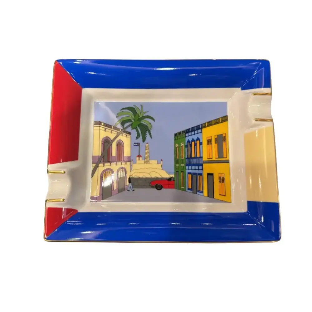 Ashtray - Elie Bleu Casa Cubana - 4 Cigars