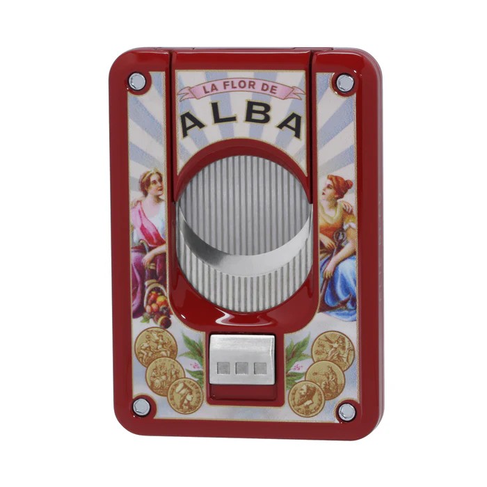 Cigar Cutter - Elie Bleu Alba Red