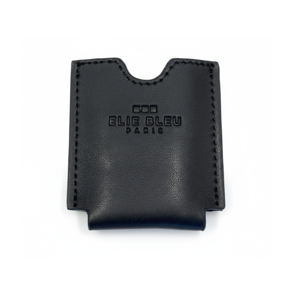 Cutter Case - Elie Bleu Ebc-4 Black Leather