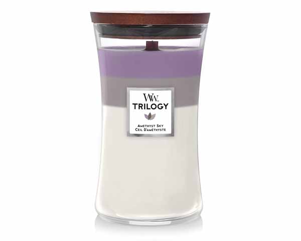 Candle - Woodwick Trilogy Amethyst Sky - Large