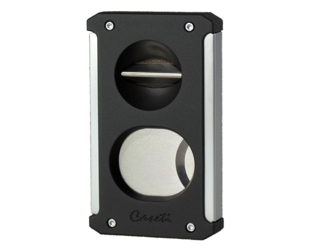 Cigar Cutter - Caseti Paris Multi Chrome/Matte Black