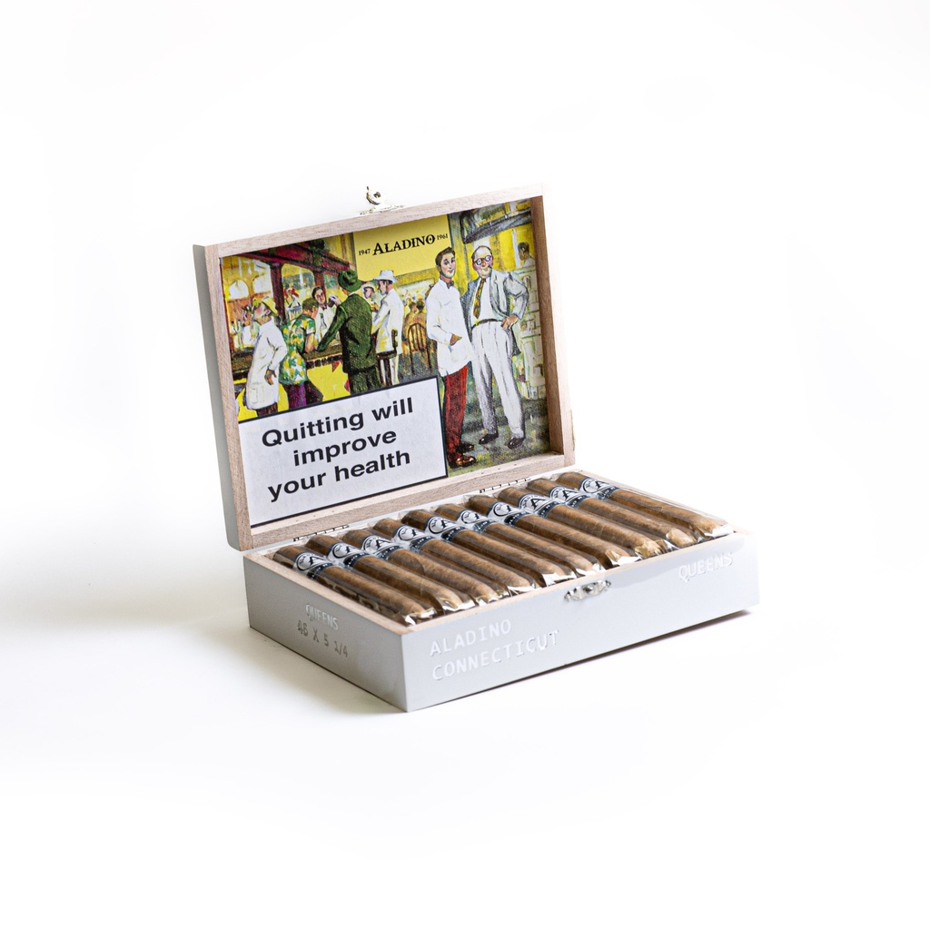 Aladino 1961 Connecticut Queens Perfecto - Box Of 20 Cigars
