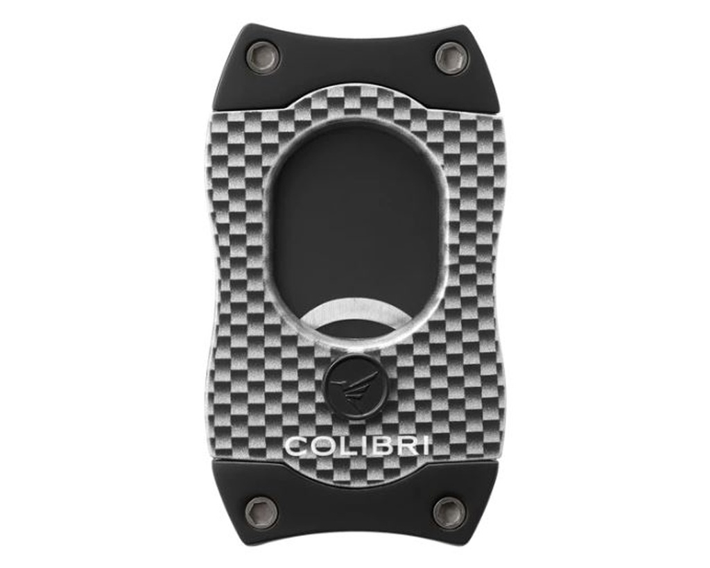 Cigar Cutter - Colibri S-Cut Carbon White/Silver