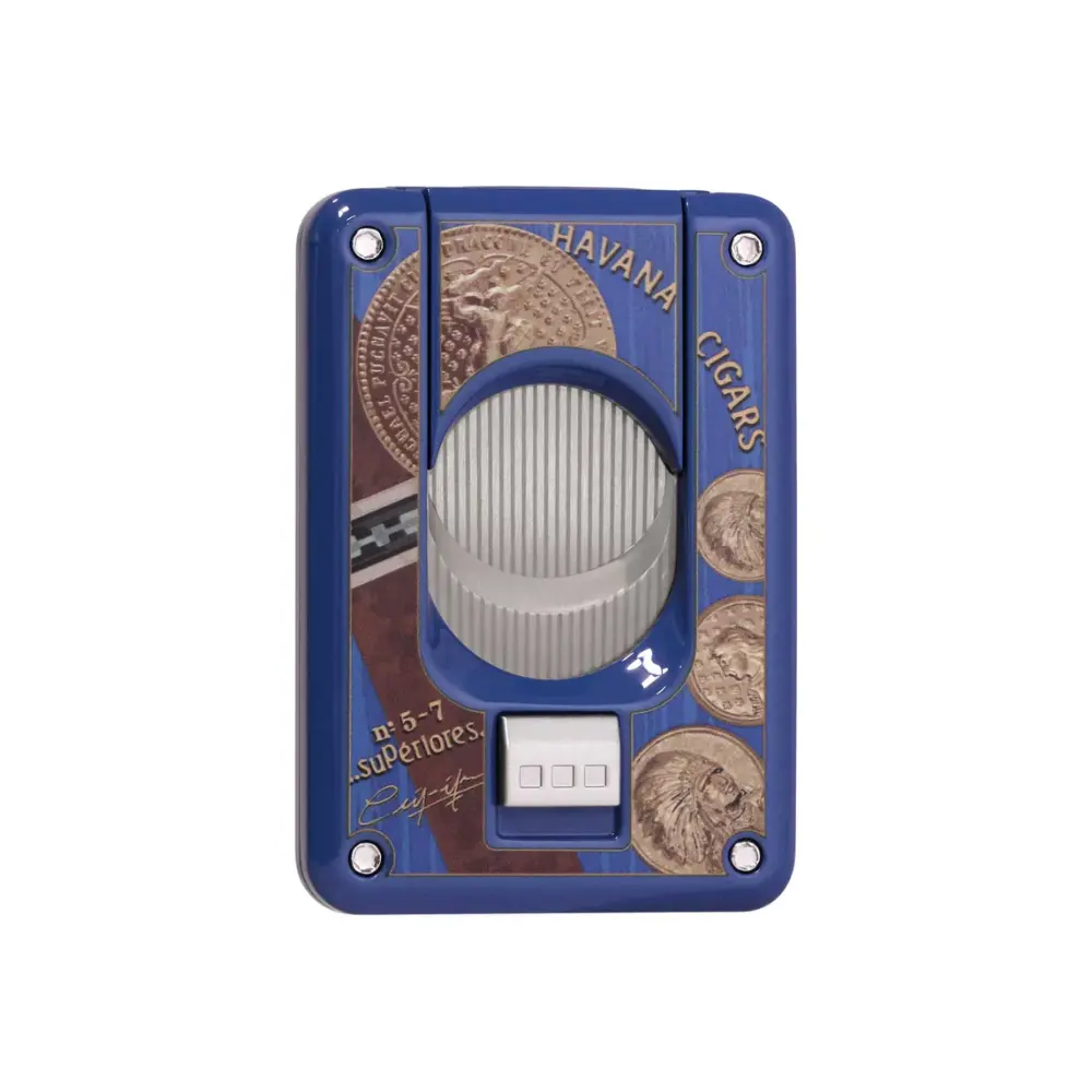 Cigar Cutter - Elie Bleu Medals Blue