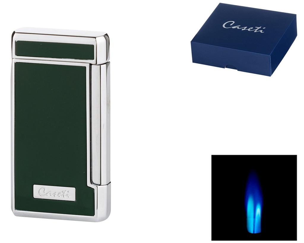 Lighter - Caseti Paris Double Jet Green