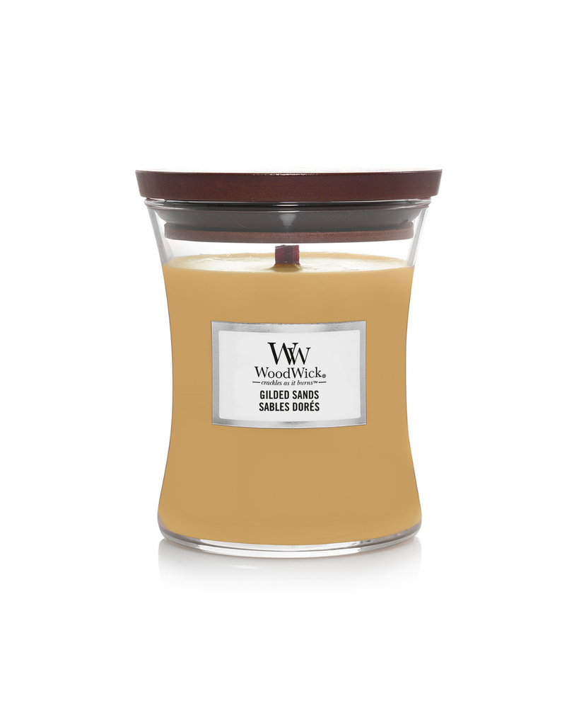Candle - Woodwick Gilded Sands - Medium