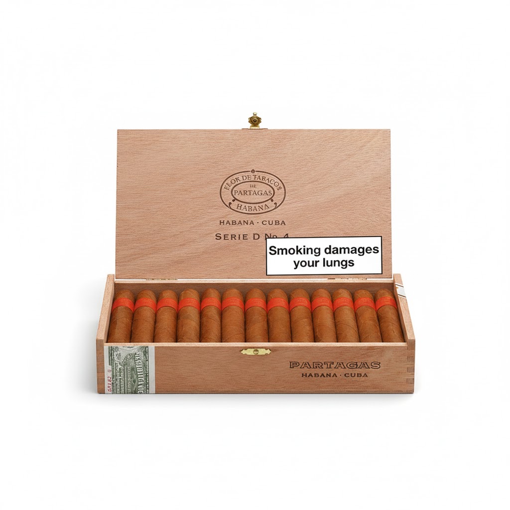 Partagas Serie D No. 4 Aged 2017 - Box of 25 Cigars