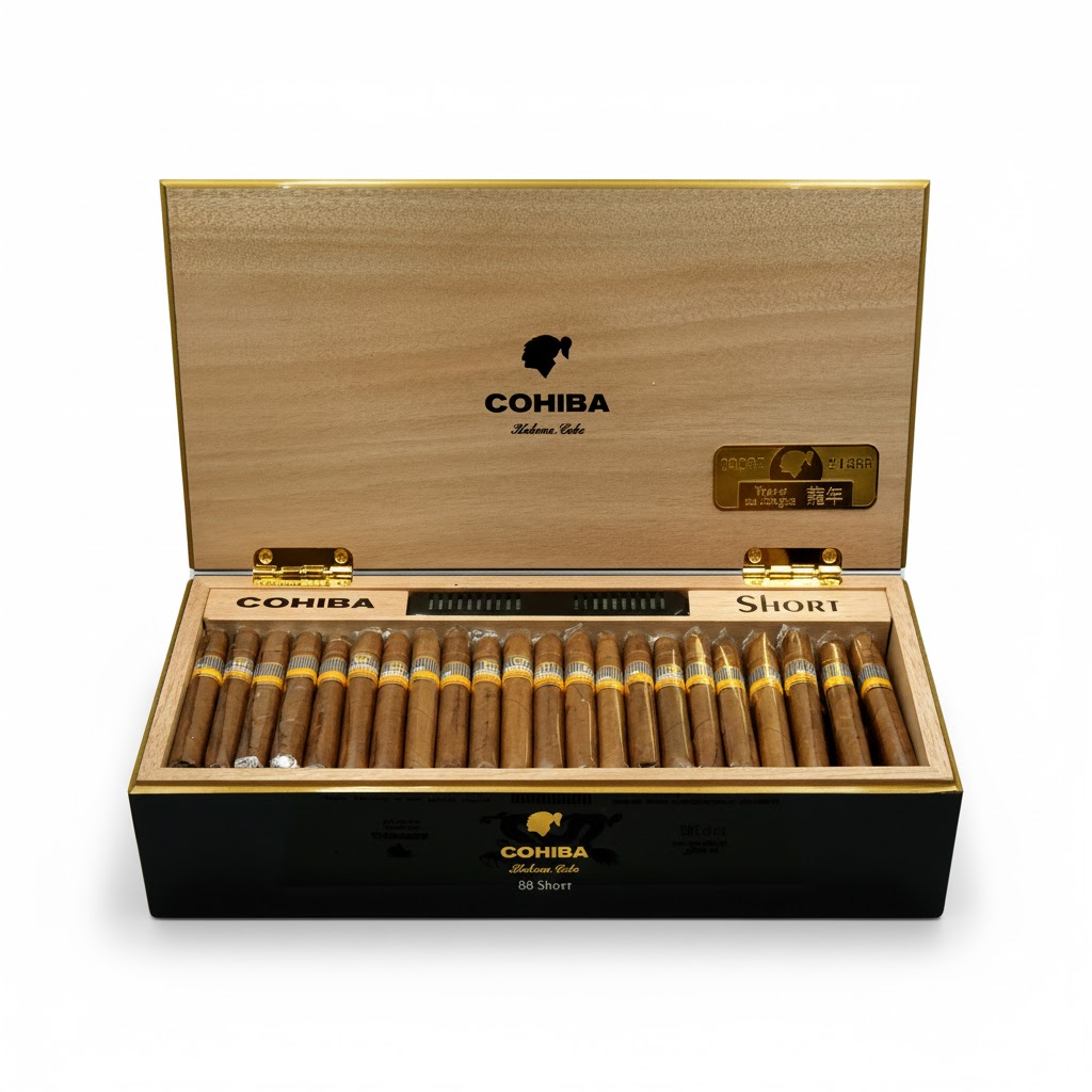 Cohiba Short Humidor - Year Of The Dragon - Humidor Of 88 Cigarillos