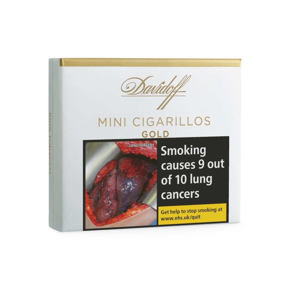 Davidoff Mini Gold - Pack Of 10 Cigarillos