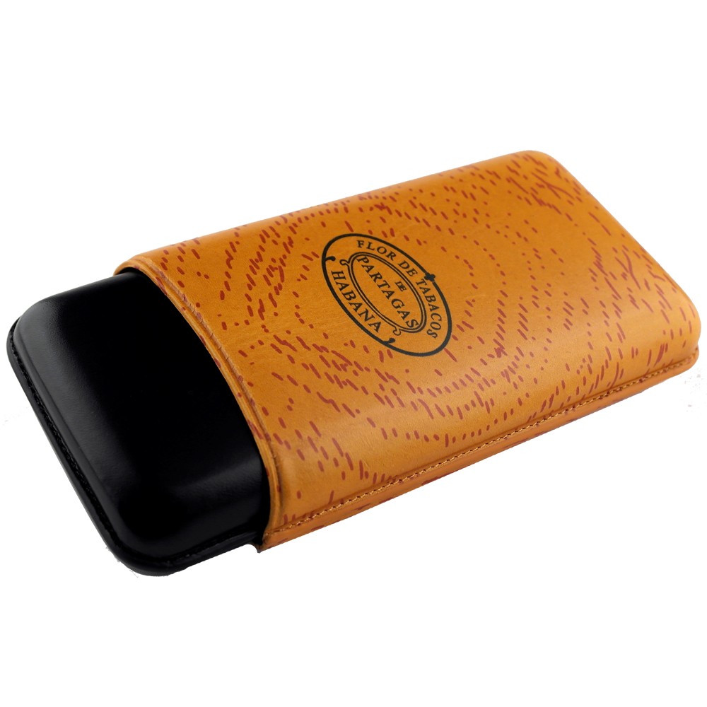 Cigar Case - Partagas Classic Orange/Black - 3 Cigars
