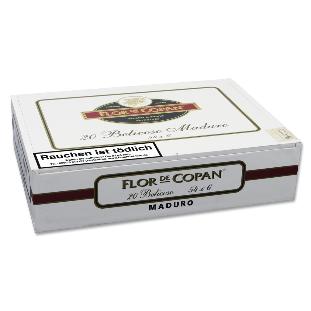 Flor De Copan Maduro Belicoso - Box Of 20 Cigars