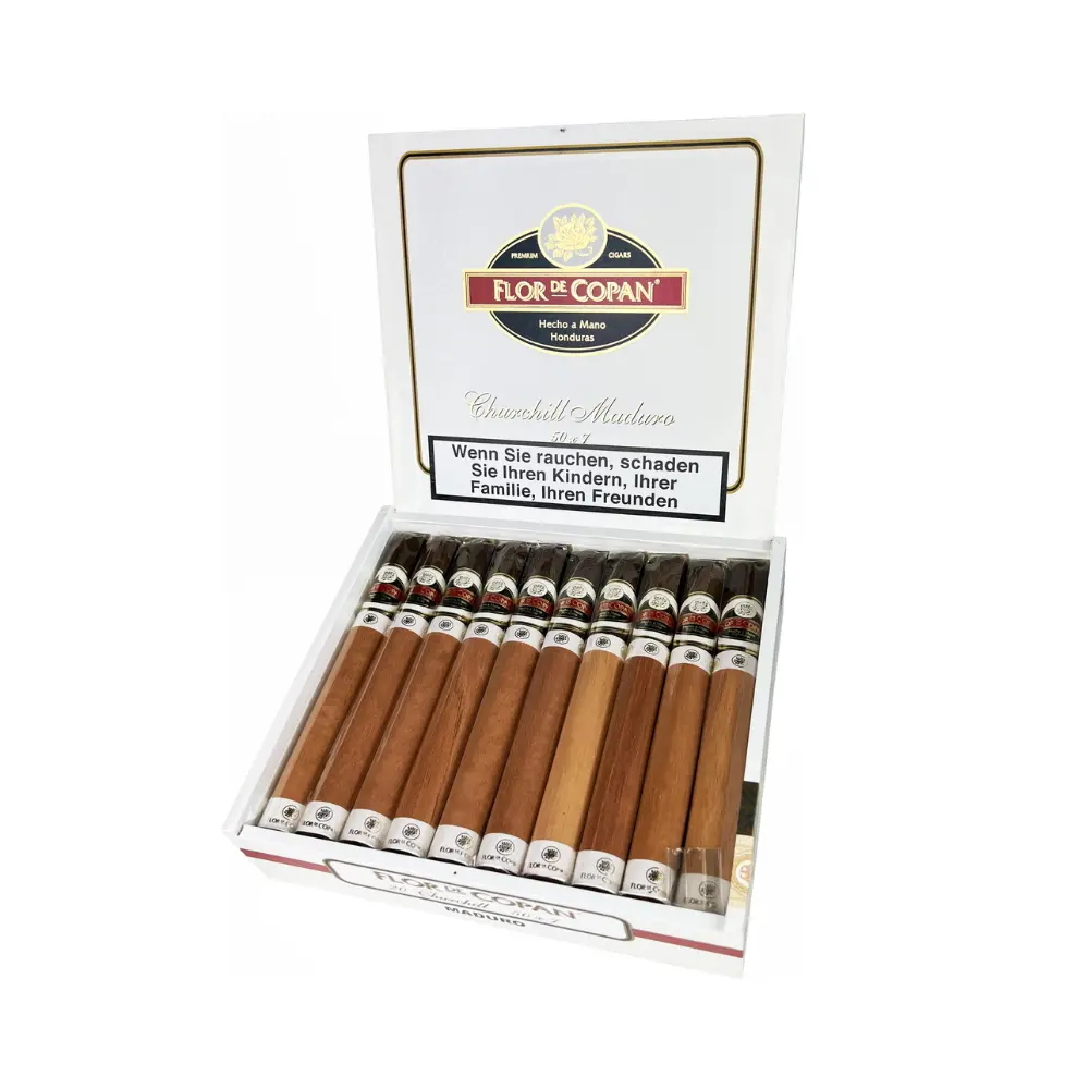 Flor De Copan Maduro Churchill - Box Of 20 Cigars