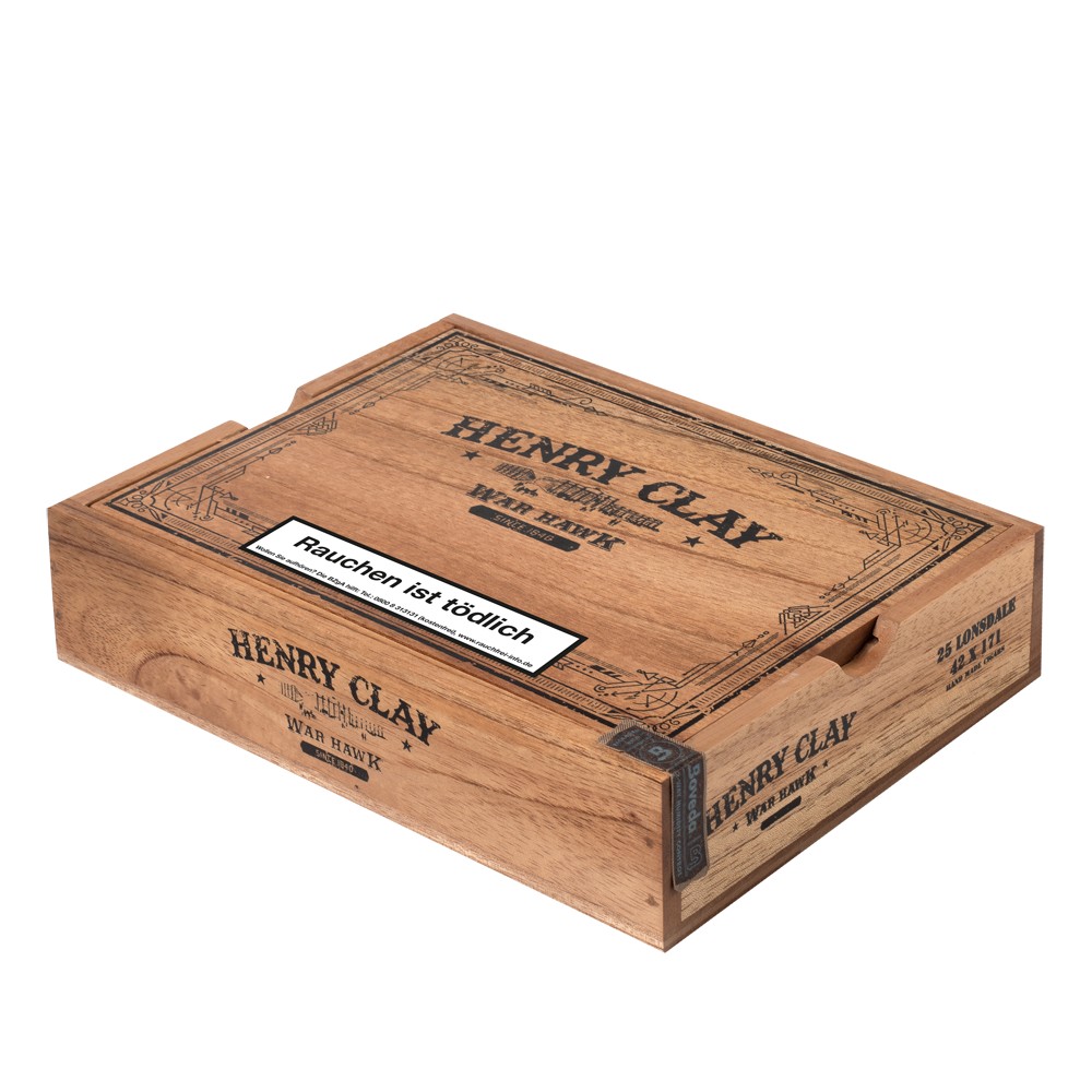 Henry Clay War Hawk Lonsdale - Box Of 25 Cigars