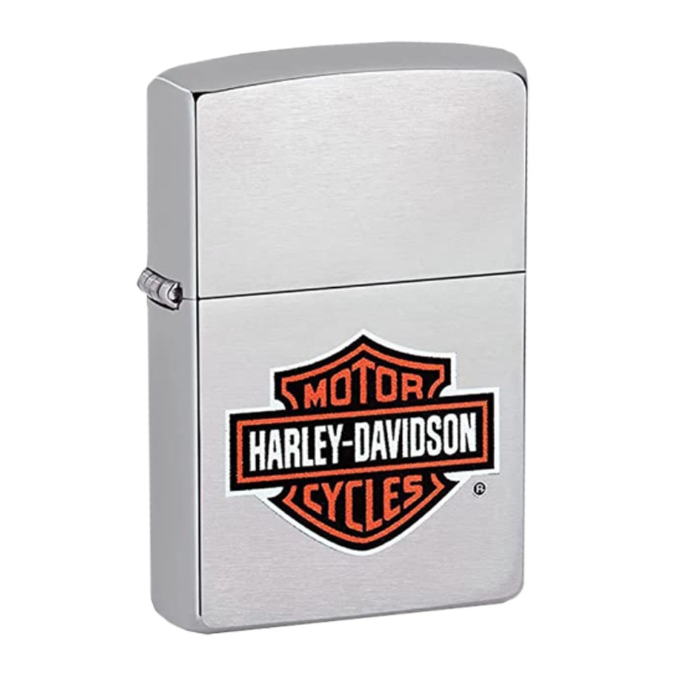 Lighter - Zippo Chrome Harley Davidson Bar & Shield