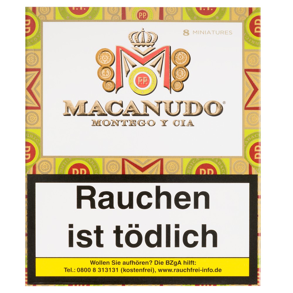 Macanudo Miniatures - Pack Of 8 Cigarillos