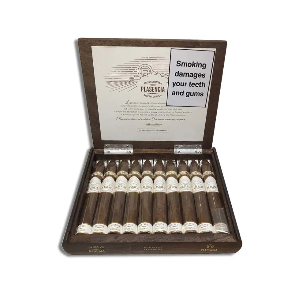 Plasencia Reserva Original Piramides - Box Of 10 Cigars