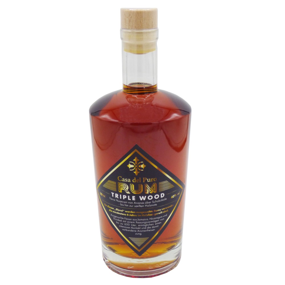 Rum - Casa Del Puro Triple Wood - Bottle Of 50Cl