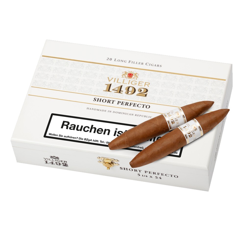 Villiger 1492 Short Perfecto - Box Of 20 Cigars