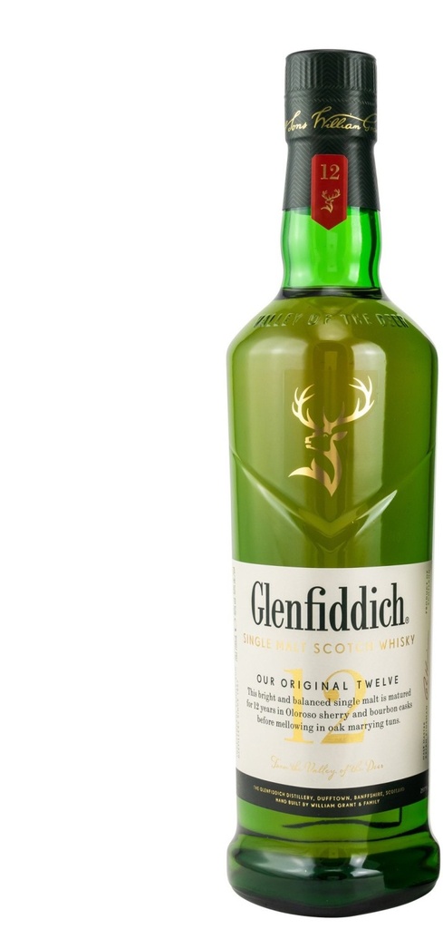 Whisky - Glenfiddich Single Malt 12 Years - Bottle Of 70Cl