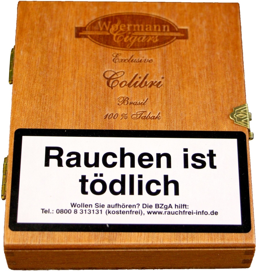 Woermann Cigars Exclusive Colibri Brasil - Pack Of 20 Cigarillos