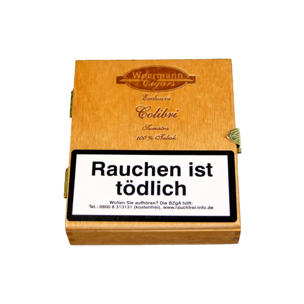 Woermann Cigars Exclusive Colibri Sumatra - Pack Of 20 Cigarillos