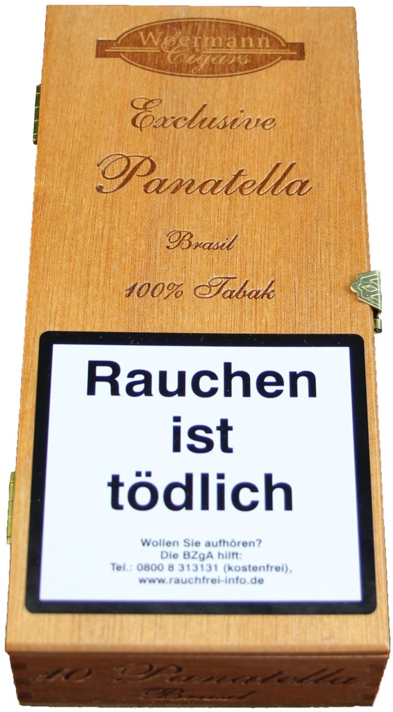 Woermann Cigars Exclusvie Panatella Brasil - Pack Of 20 Cigarillos