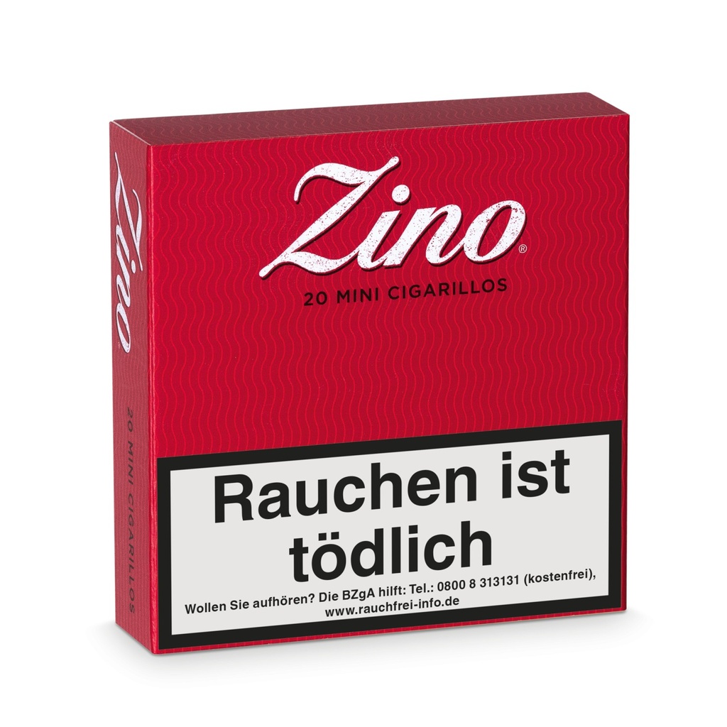 Zino Mini Cigarillo Red - Pack Of 20 Cigarillos
