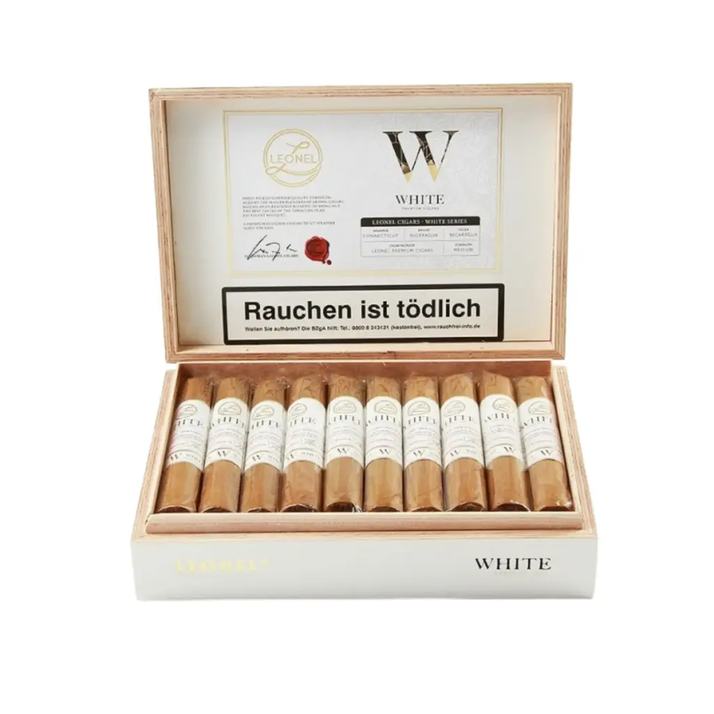 Leonel White Robusto - Box Of 20 Cigars