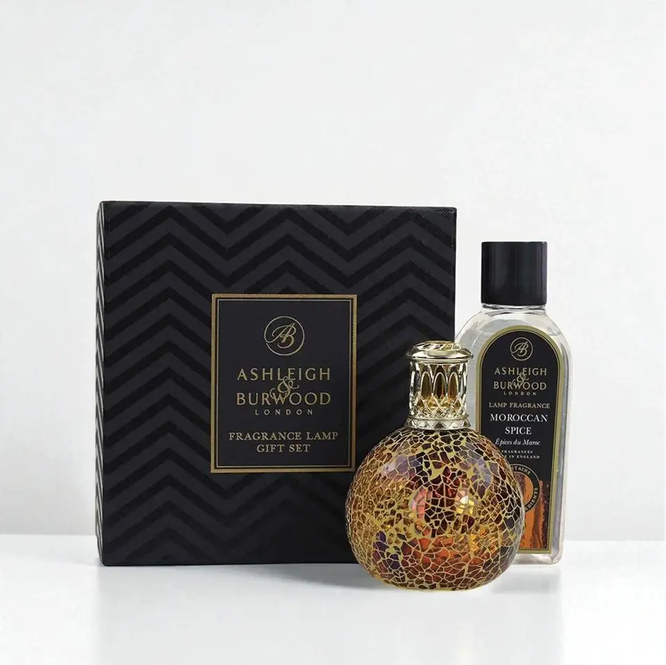 Fragrance Lamp - Ashleigh & Burwood Gift Set Golden Sunset + Moroccan Spice 250ml