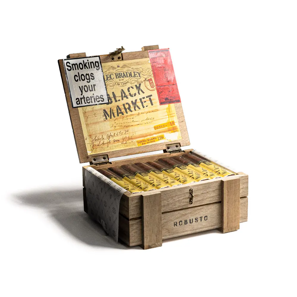 Alec Bradley Black Market Robusto - Box of 24 Cigars