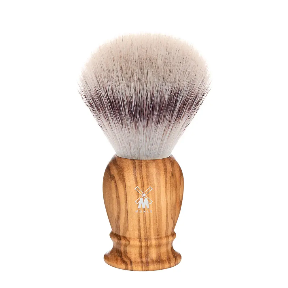 Shaving Accessories - Mühle Classic Large Brush Silvertip Fibre - Olive Wood