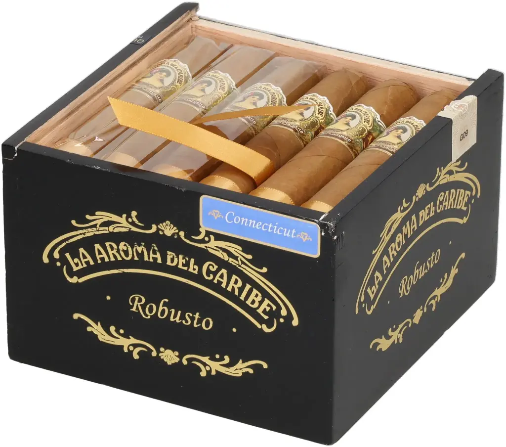 La Aroma Del Caribe Connecticut Robusto Grande - Box of 24 Cigars