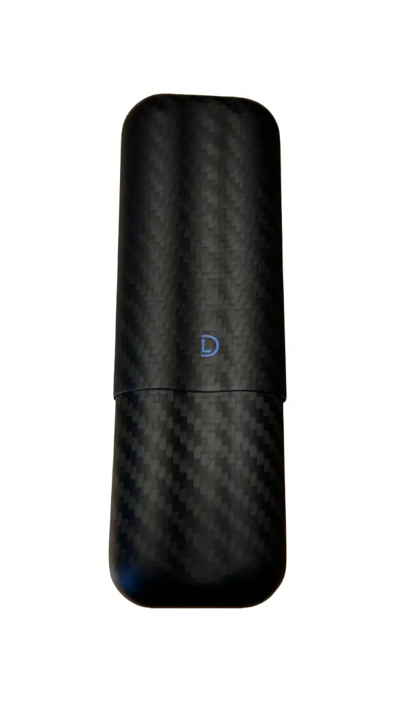 Cigar case - Dominique London Signature Carbon Fibre - 2 Cigars