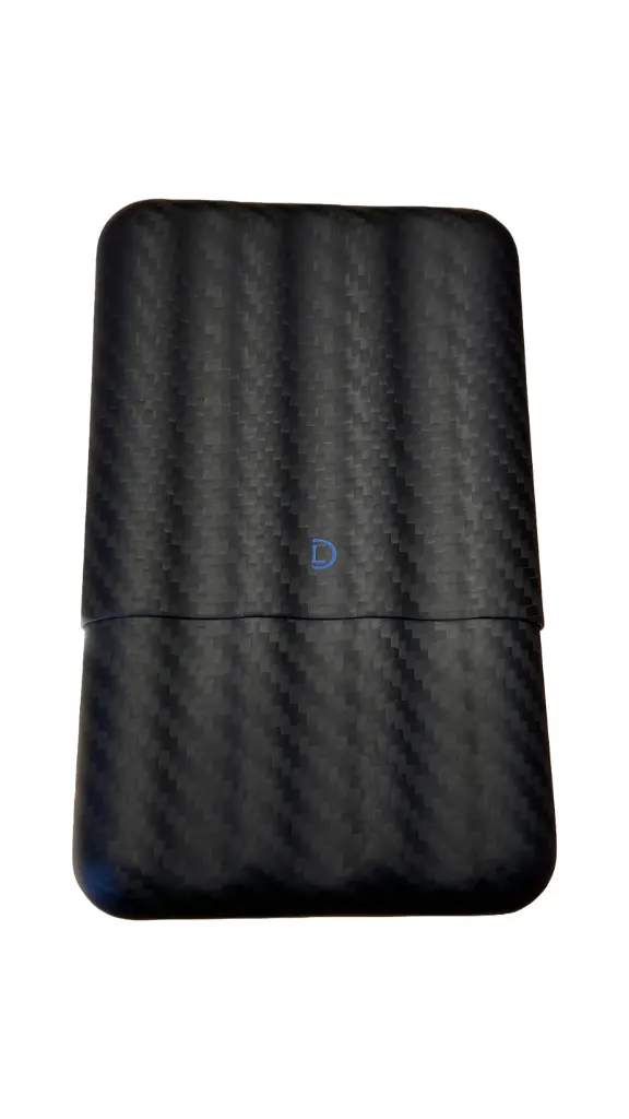 Cigar case - Dominique London Signature Carbon Fibre - 4 Cigars