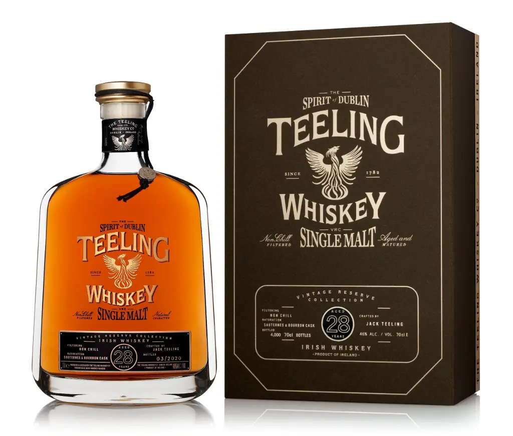 Whisky - Teeling 28 Year Old Single Malt Whiskey - 46% 70cl