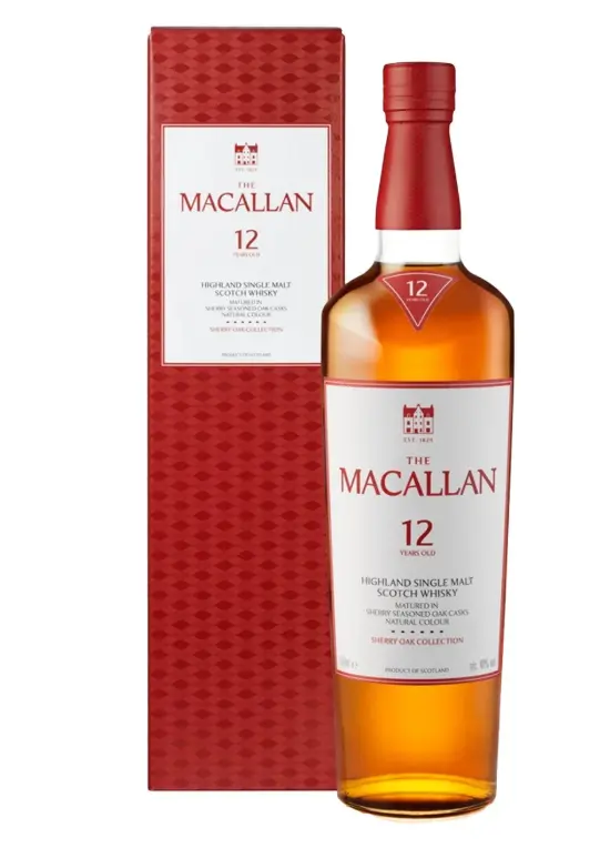 Whisky - Macallan 12 Year Old Sherry Oak - 40% 70cl