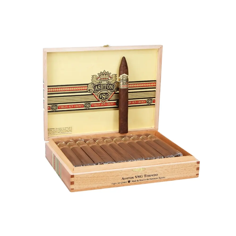 Ashton Virgin Sun Grown Torpedo - Box of 24 Cigars