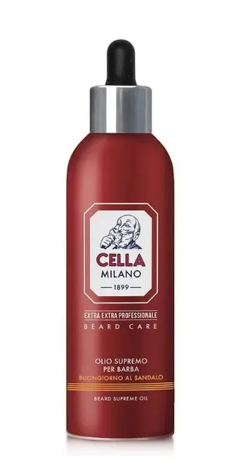 Beard Purifying Fluid - Cella Milano Buongiorno al Sandalo - 100 ml / 3.5 fl.oz          