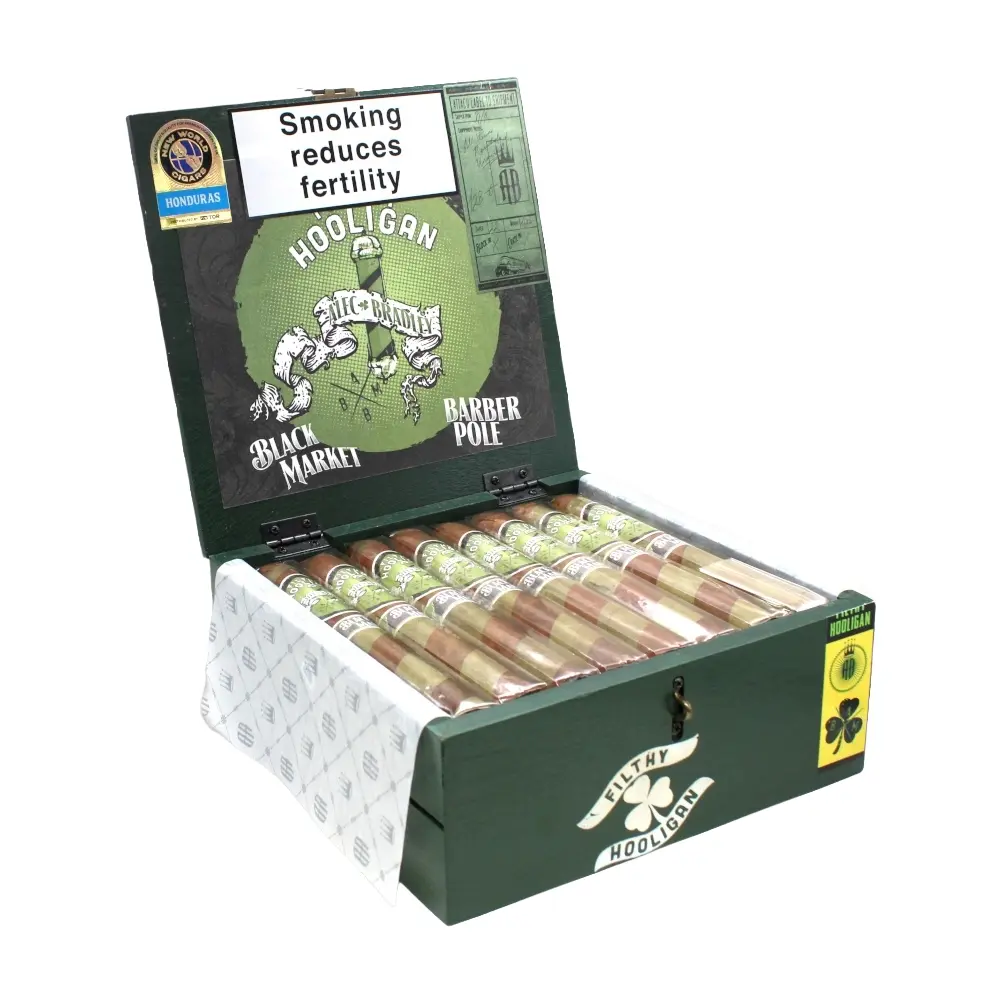 Alec Bradley Black Market Filthy Hooligan Barber Pole Toro Limited Edition 2026 - Box Of 24 Cigars
