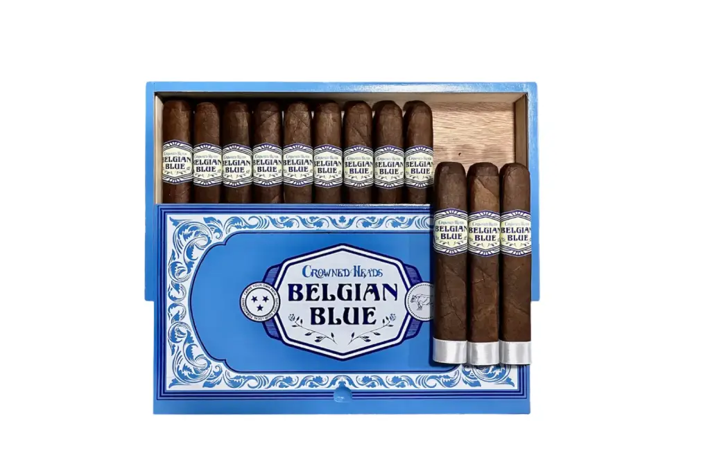 Crowned Heads Le 2025 Belgian Blue Double Robusto - Box Of 12 Cigars 