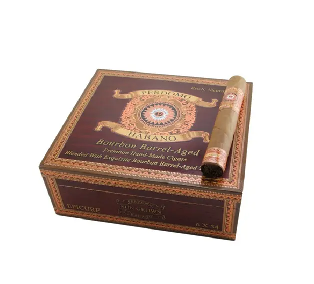 Perdomo Nicaragua Bourbon Barrel Aged Epicure Maduro - Box Of 24 Cigars