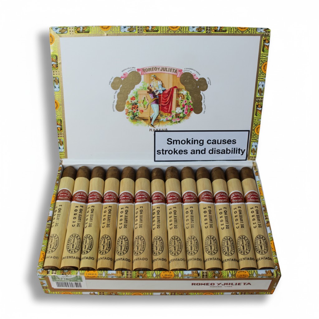 Romeo y Julieta Cedros De Luxe No. 2 - Box Of 25 Cigars